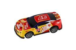 Auto závodní 6ks plast 7cm na zpětné natažení v sáčku