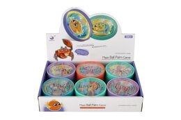 Bludiště hlavolam s kuličkou mořský svět plast 9cm mix druhů 24ks v boxu