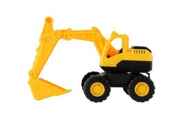 Auto stavební 3ks plast 12cm na volný chod v krabičce 14,5x30x7cm