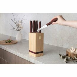 BERLINGERHAUS Sada nožů se stojanem BAMBOO 6 ks Leonardo Collection BH-2972