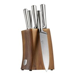 BERLINGERHAUS Sada nožů se stojanem z akátového dřeva 6 ks Stainless steel BH-3124