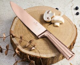 BERLINGERHAUS Sada nožů se stojanem z akátového dřeva 6 ks Taupe Collection BH-3126
