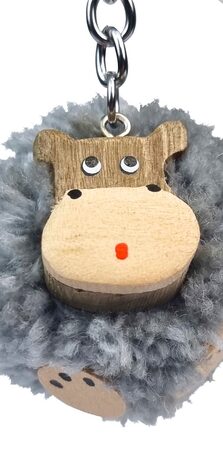 2Kids Toys Dřevěná klíčenka pompon Hroch