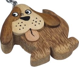 2Kids Toys Dřevěná klíčenka velká Pes