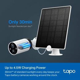 Solární panel TP-Link Tapo A200 pro kamery Tapo C425/C420/C400 - bílý
