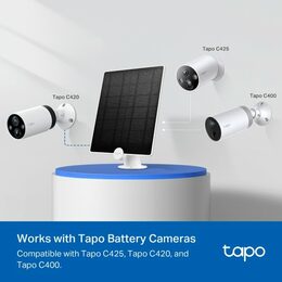 Solární panel TP-Link Tapo A200 pro kamery Tapo C425/C420/C400 - bílý