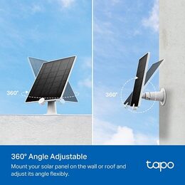 Solární panel TP-Link Tapo A200 pro kamery Tapo C425/C420/C400 - bílý