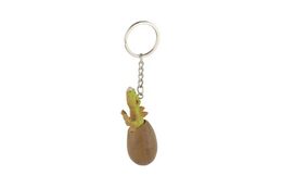 Přívěsek na klíče/Klíčenka dinosaurus ve vajíčku kov/plast 6cm mix druhů 12ks na kartě