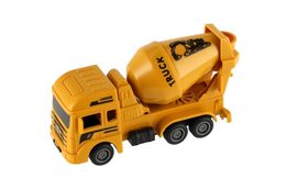 Auto stavební plast 12cm na zpětné natažení 4 druhy 12ks v boxu