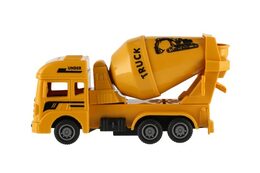 Auto stavební plast 12cm na zpětné natažení 4 druhy 12ks v boxu