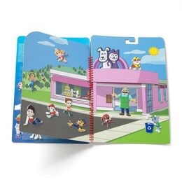 Kniha Tlapková patrola/Paw patrol se znovu použitelnými 3D samolepkami 19x28cm