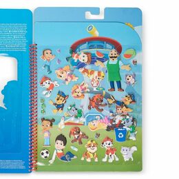 Kniha Tlapková patrola/Paw patrol se znovu použitelnými 3D samolepkami 19x28cm