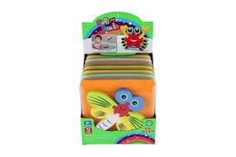 Pěnové puzzle 3D zvířátka 4 druhy v sáčku 16x16x2,5cm 12ks v boxu