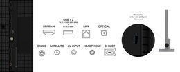 TCL 98C655 SMART TV 98" LED/4K UHD/Direct LED/4xHDMI/2xUSB/LAN/GoogleTV
