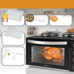 Clatronic KK 3786 minikuchyň,minitrouba 28L,2xplotýnky