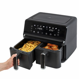Clatronic FR 3804 H Horkovzdušná fritéza 8L dvojitá 2x4L