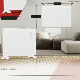 ProfiCare GKH 3118 konvektor skleněný bílý