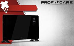 ProfiCare GKH 3119 konvektor skleněný černý