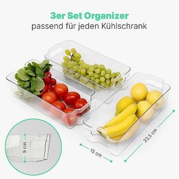 Classbach KO 4022 sada 3 dóz,organizérů do lednice