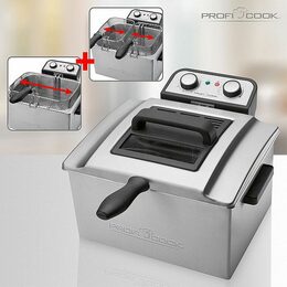 ProfiCook FR 1038 fritéza dvojtá 5L