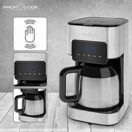 ProfiCook KA 1191 kávovar nerez,termoska,časovač