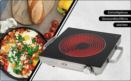 ProfiCook EKP 1210 jednoplotýnkový vařič sklokeramika