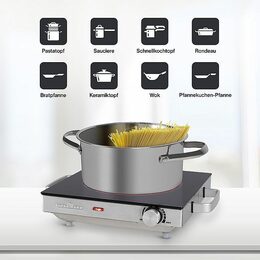 ProfiCook EKP 1210 jednoplotýnkový vařič sklokeramika
