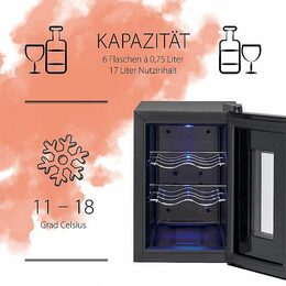 Proficook WK 1230 vinotéka na 6 lahví černá