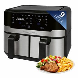 Proficook FR 1242 horkovzdušná fritéza 2x4,5L, XXL