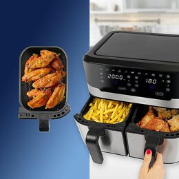 Proficook FR 1242 horkovzdušná fritéza 2x4,5L, XXL