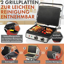 ProfiCook KG 1264 Kontaktní gril 2000W