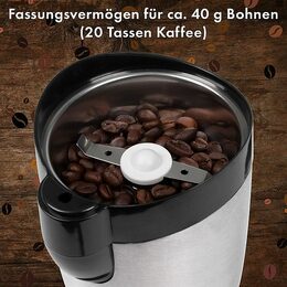 Bomann KSW 445 CB kávomlýnek nerez