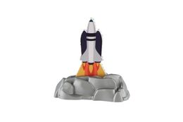 Raketoplán vystřelovací plast 19cm s dokem na kartě