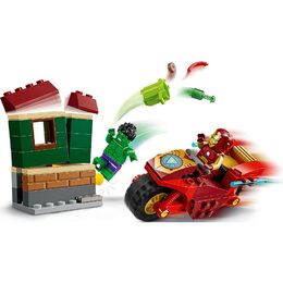 Iron Man s motorkou a Hulk 76287