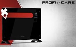 ProfiCare GKH 3118 konvektor skleněný černý