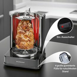Bomann DVG 3006 Vertikální multigril,gyros,kebab