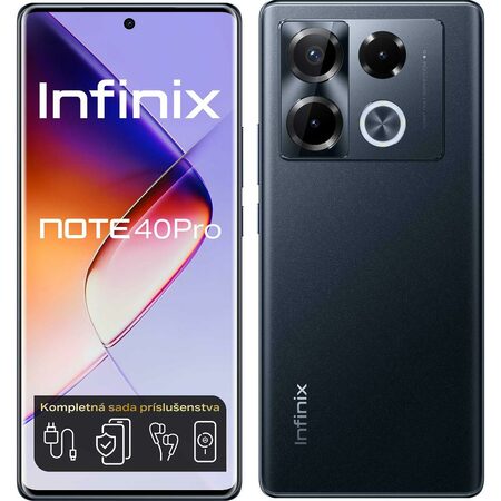 Note 40 PRO 12/256GB Obs. Black INFINIX
