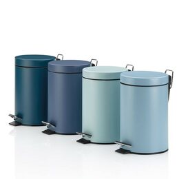 KELA Kosmetický koš Monaco kov modrá 3l KL-24292