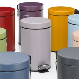 KELA Kosmetický koš Monaco kov modrá 3l KL-24292