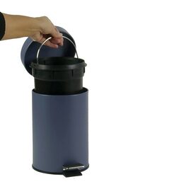 KELA Kosmetický koš Monaco kov modrá 3l KL-24292