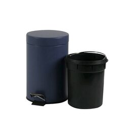 KELA Kosmetický koš Monaco kov modrá 3l KL-24292