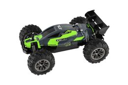 Auto RC Buggy rychlostní 2,4GHz plast 25cm na baterie zelené v krabici 31x14x18cm