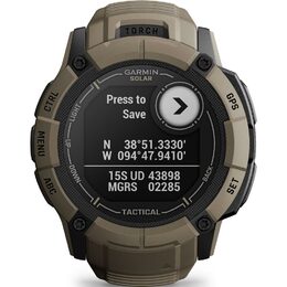 Instinct 2X Solar Tactical Coyote GARMIN