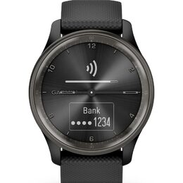 Vivomove Trend Black Silicone GARMIN