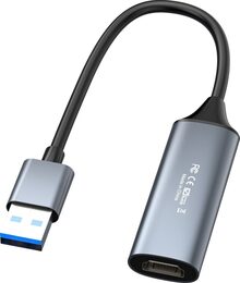 Kabel PremiumCord HDMI capture/grabber pro záznam Video/Audio signálu do počítače s konektorem USB3.0 typ A