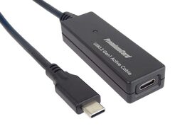Kabel PremiumCord USB-C repeater prodlužovací Male-Female, 5Gbps 10m