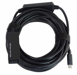 Kabel PremiumCord USB-C repeater prodlužovací Male-Female, 5Gbps 10m