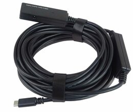 Kabel PremiumCord USB-C repeater prodlužovací Male-Female, 5Gbps 10m
