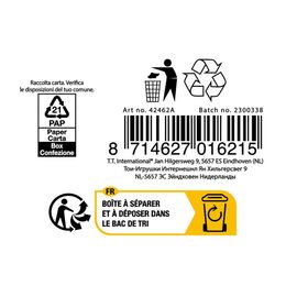 Míčky na stolní tenis/ping pong 6ks bílé plast 4cm v krabičce