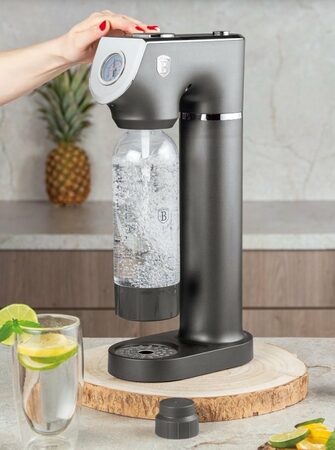 BERLINGERHAUS Výrobník sody SODABAR + 2 lahve Antracit Collection BH-8557